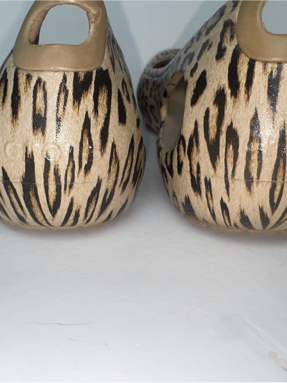 Crocs Kadee Leopard Print Ballet Flats 9 Y2K Ballet Core Coastal Grandma Comfort - Picture 5 of 11